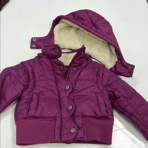 UGG Purple Quilted Puffer Jacket Warmth